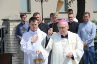 Poświęcenie parkingu - Jubileusz 100 lecia Parafii św. Antoniego w Kotuniu