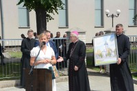 Poświęcenie parkingu - Jubileusz 100 lecia Parafii św. Antoniego w Kotuniu