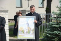 Poświęcenie parkingu - Jubileusz 100 lecia Parafii św. Antoniego w Kotuniu